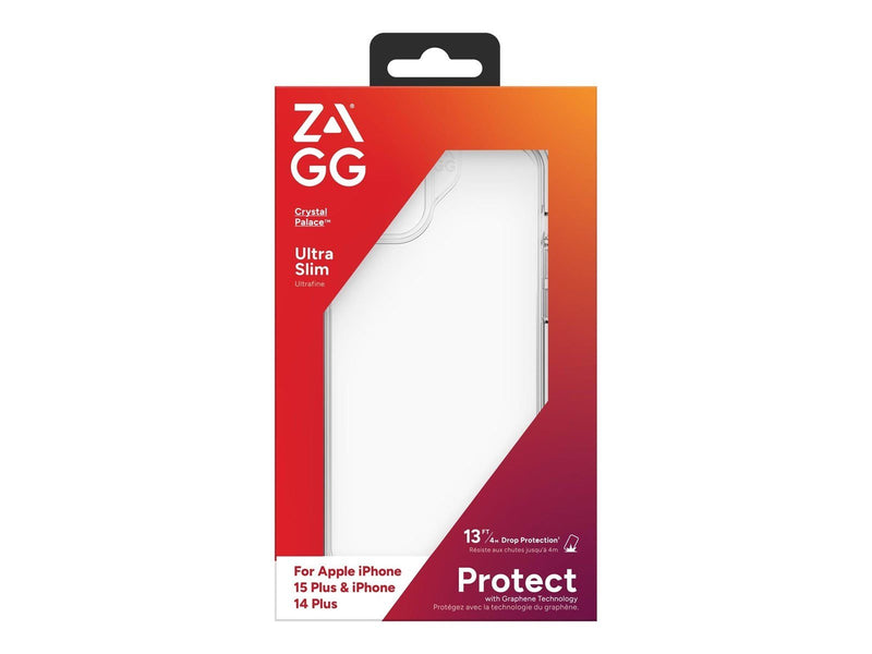 ZAGG Crystal Palace for iPhone 15 Plus/iPhone 14 Plus - Clear