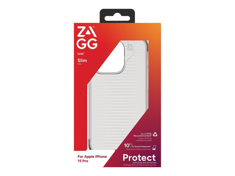 ZAGG Luxe PCR for iPhone 15 Pro - Clear