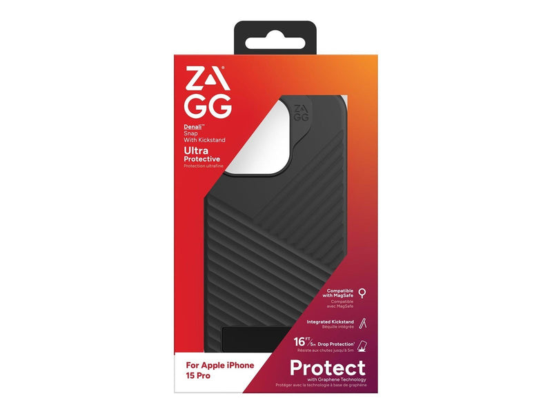 ZAGG Denali Snap KS for iPhone 15 Pro - Black