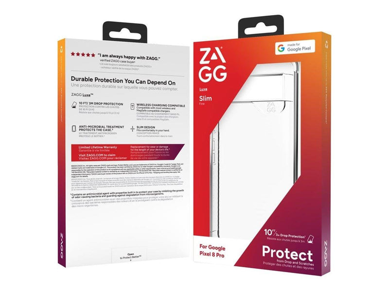 ZAGG Luxe PCR for Google  Pixel 8 Pro - Clear