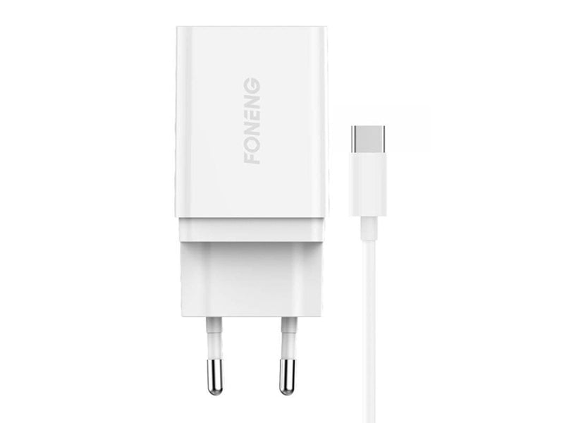 Foneng Fast charger 1x USB K300 + USB to USB-C cable