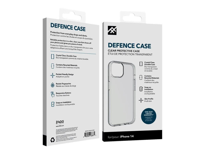 ZAGG iFrogz Defence for Apple iPhone 14 - Clear