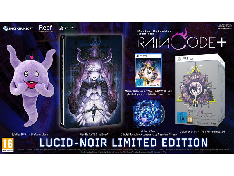 Master Detective Archives: RAIN CODE Plus (Lucid-Noir Limited Edition) - Sony PlayStation 5 - Action/Abenteuer - PEGI 16