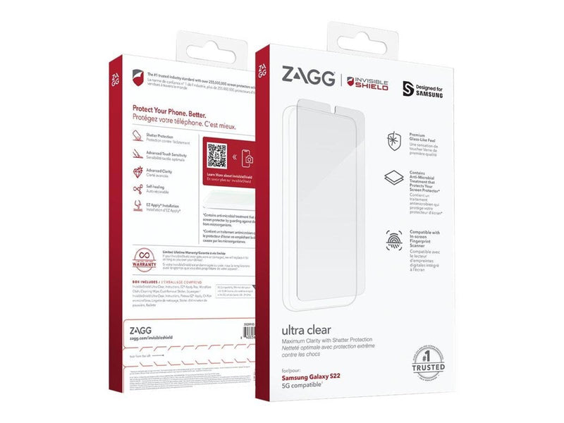 ZAGG InvisibleShield Ultra Clear+ for Samsung Galaxy S22+