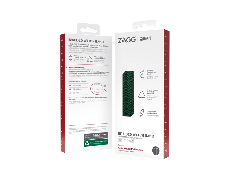 ZAGG Gear4 band for Apple Watch (42 mm 44 mm 45 mm)
