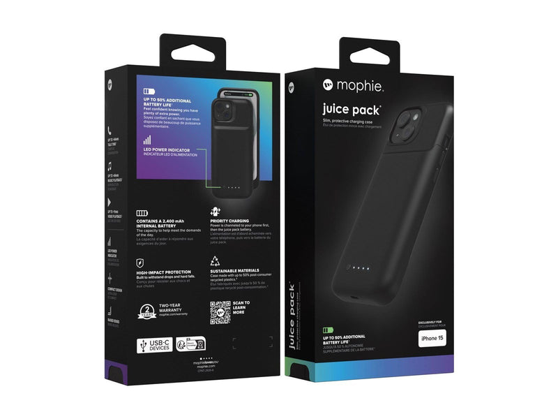 Mophie Juice Pack for Apple iPhone 15