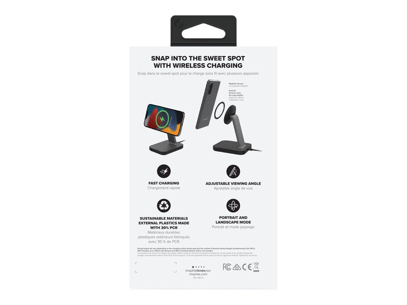 Mophie snap+ wireless charging stand - 15 Watt