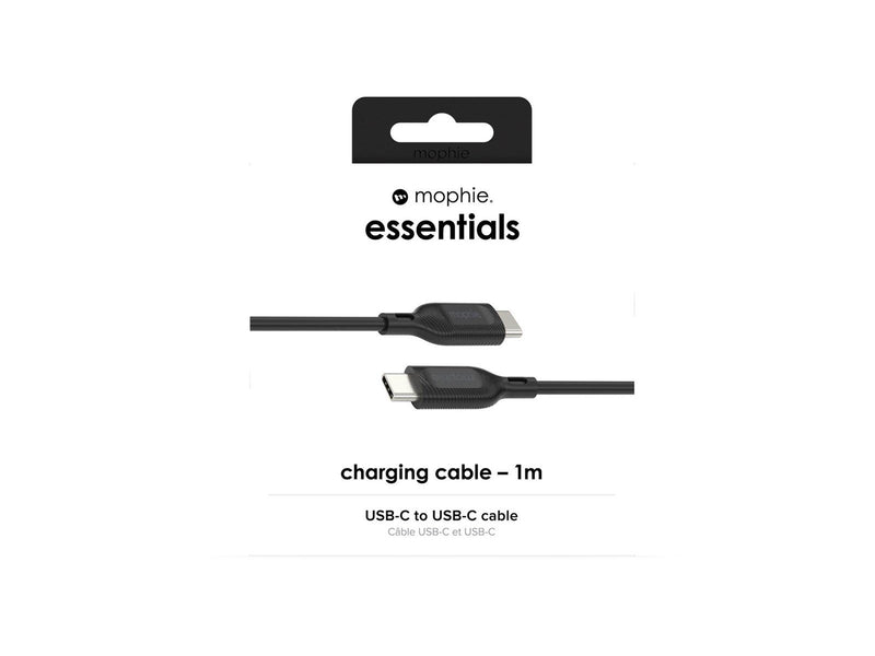 Mophie essentials USB cable 24 pin USB-C (M) to 24 pin USB-C (M) 1 m
