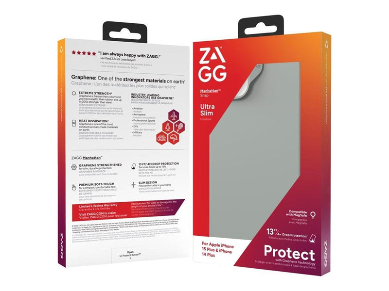 ZAGG Manhattan Snap for Apple iPhone 14 Plus / 15 Plus