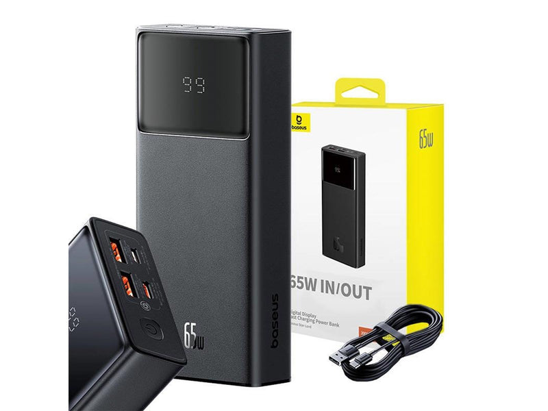 Baseus Star-Lord 65W Powerbank (Akku) - schwarz - 20000 mAh