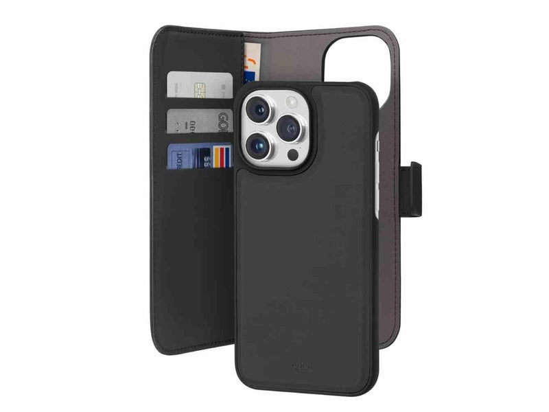 Puro Wallet Black - iPhone 15 Pro Max