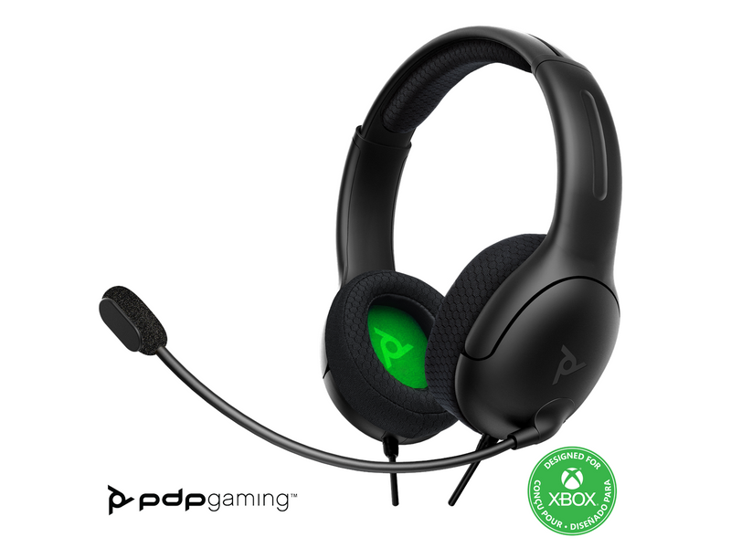 PDP Afterglow Wave - Black - Wired Headset - Microsoft Xbox One
