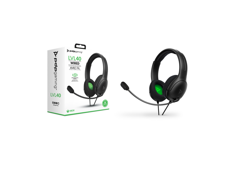 PDP Afterglow Wave - Black - Wired Headset - Microsoft Xbox One