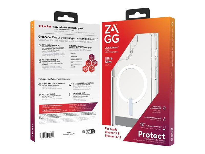 ZAGG Crystal Palace for Apple iPhone 13 14 15