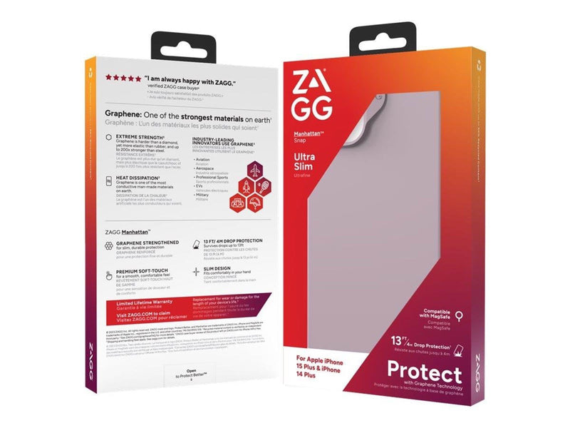 ZAGG Manhattan Snap for Apple iPhone 14 Plus / 15 Plus