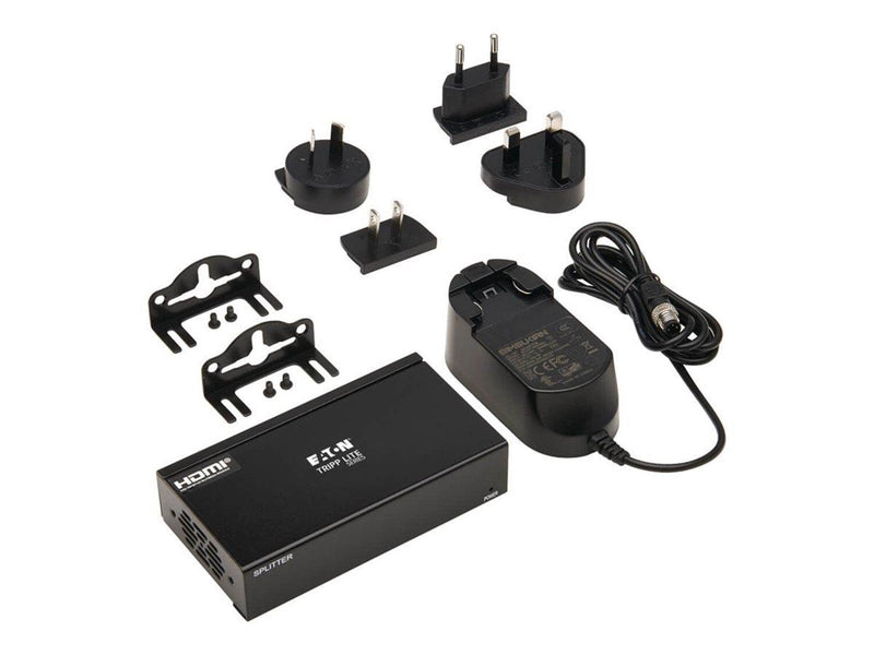 Eaton Series 2-Port HDMI over Cat6 Splitter - 4K 60 Hz HDR 4:4:4 PoC HDCP 2.2 230 ft. (70.1 m) TAA