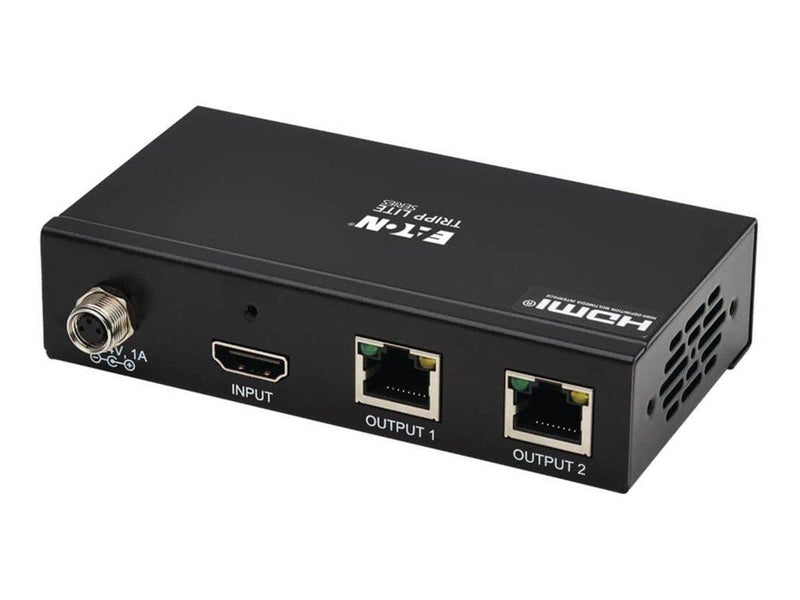 Eaton Series 2-Port HDMI over Cat6 Splitter - 4K 60 Hz HDR 4:4:4 PoC HDCP 2.2 230 ft. (70.1 m) TAA