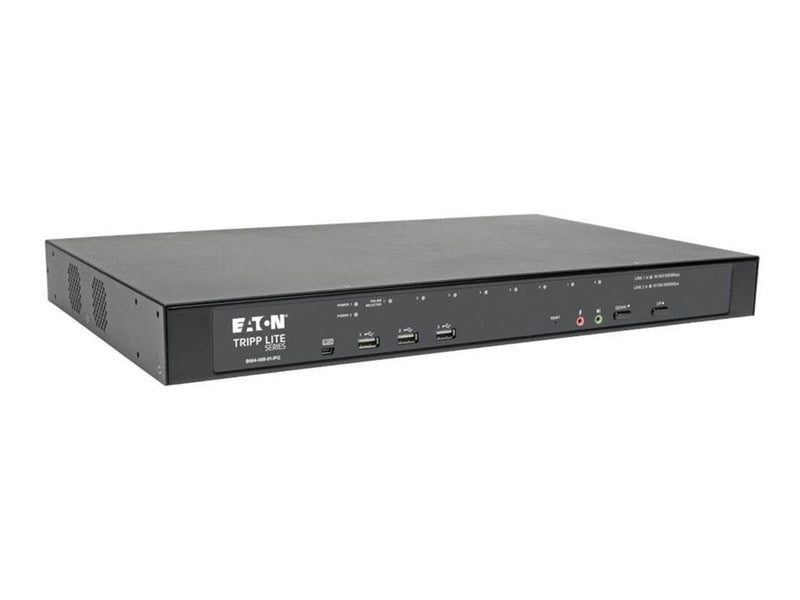 Tripp Lite Eaton  series 8-Port Cat5 KVM over IP Switch with Virtual Media - 1 Local & 1 Remote User 1U Rack-Mount TAA