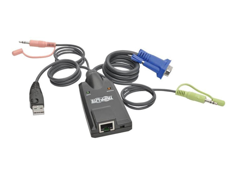 Tripp Lite USB Server Interface Unit for B064 KVMs w/ Virtual Media & Audio - KVM extender - TAA Compliant