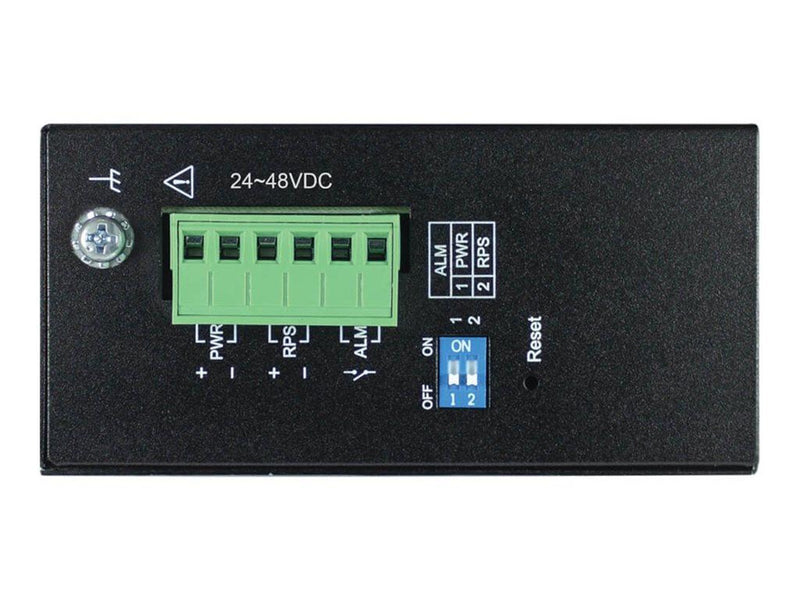 Tripp Lite Eaton  series 8-Port Managed Industrial Gigabit Ethernet Switch - 10/100/1000 Mbps 2 GbE SFP Slots -40° to 75°C DIN M