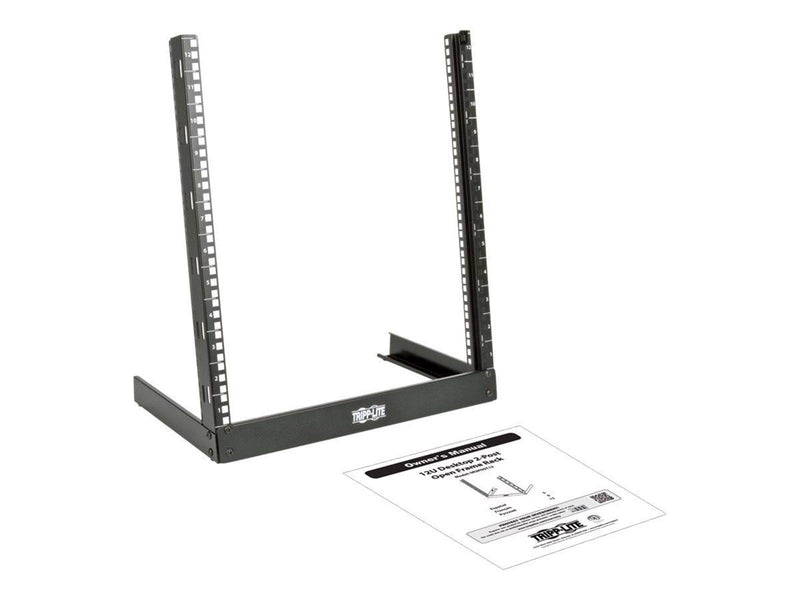 Tripp Lite 12U 2 Post Open Frame Desktop Rack Server Cabinet Free Standing - rack - 12U