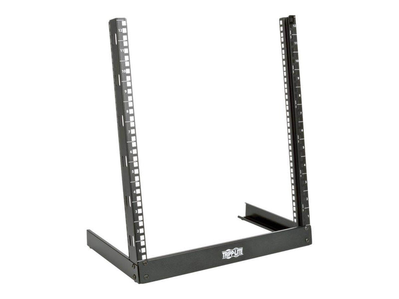 Tripp Lite 12U 2 Post Open Frame Desktop Rack Server Cabinet Free Standing - rack - 12U