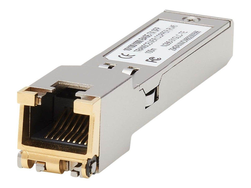 Tripp Lite Eaton  Series Cisco-Compatible GLC-TE SFP Transceiver - 10/100/1000Base-TX Copper RJ45 Cat6 328 ft. (100 m)