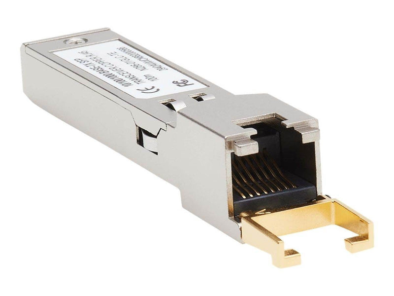 Tripp Lite Eaton  Series Cisco-Compatible GLC-TE SFP Transceiver - 10/100/1000Base-TX Copper RJ45 Cat6 328 ft. (100 m)
