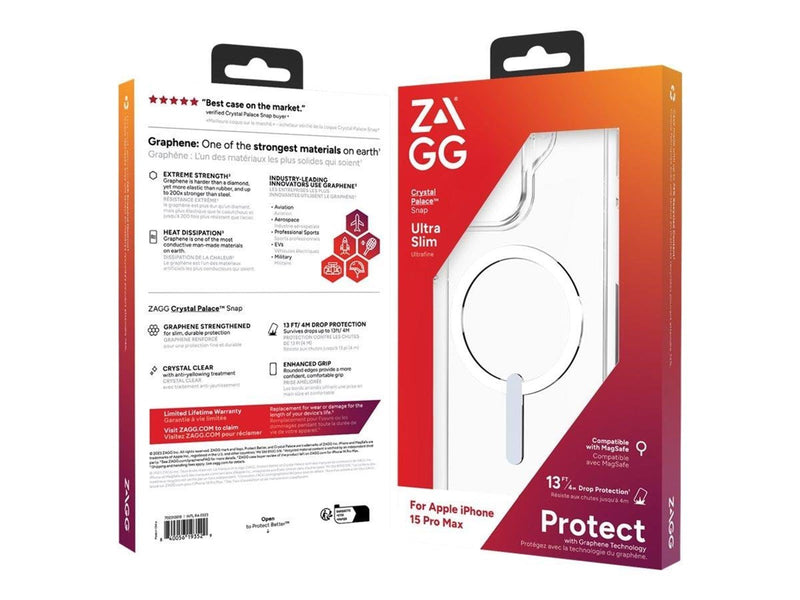 ZAGG Crystal Palace for Apple iPhone 15 Pro Max