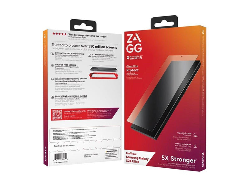ZAGG InvisibleShield for Samsung Galaxy S24 Ultra