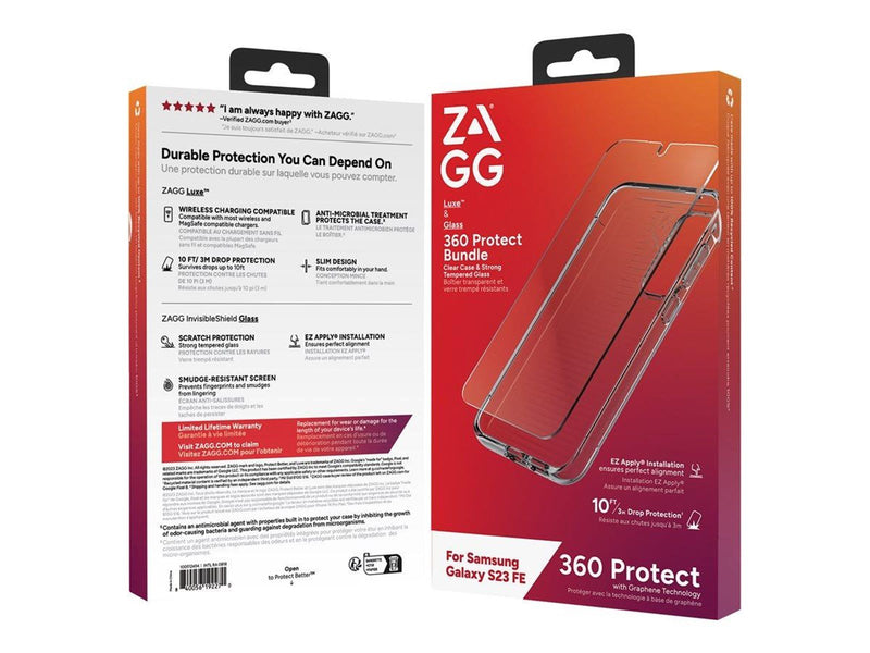 ZAGG Luxe + Glass 360 for Samsung Galaxy S23 FE