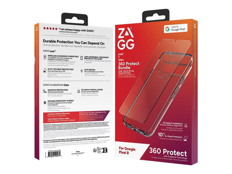 ZAGG Luxe + Glass 360 for Google Pixel 8