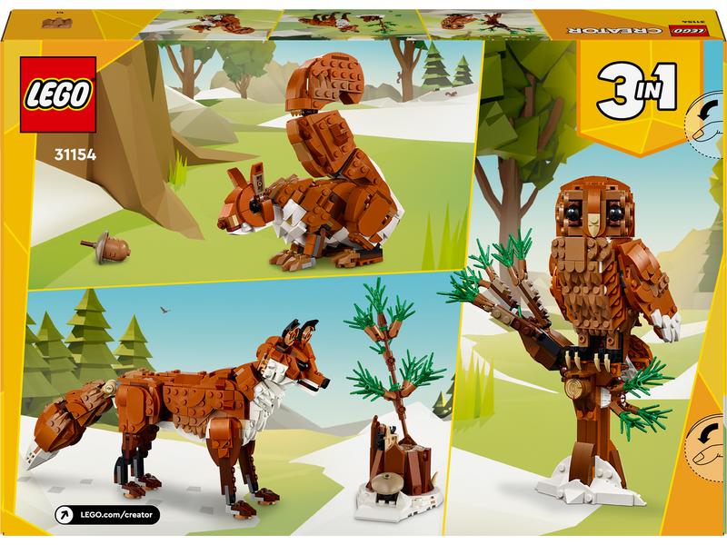 LEGO Creator 31154 Waldtiere: Rotfuchs