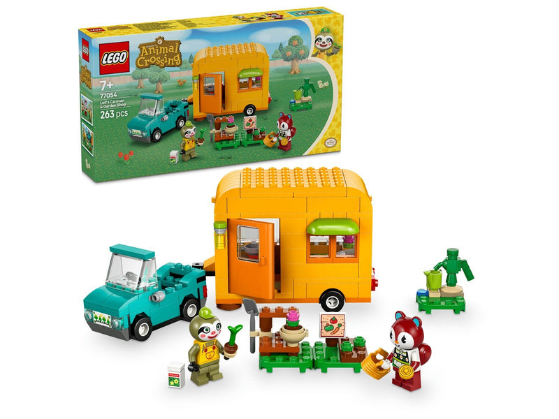 LEGO Animal Crossing 77054 Gerds Wohnwagen & Gärtnerei