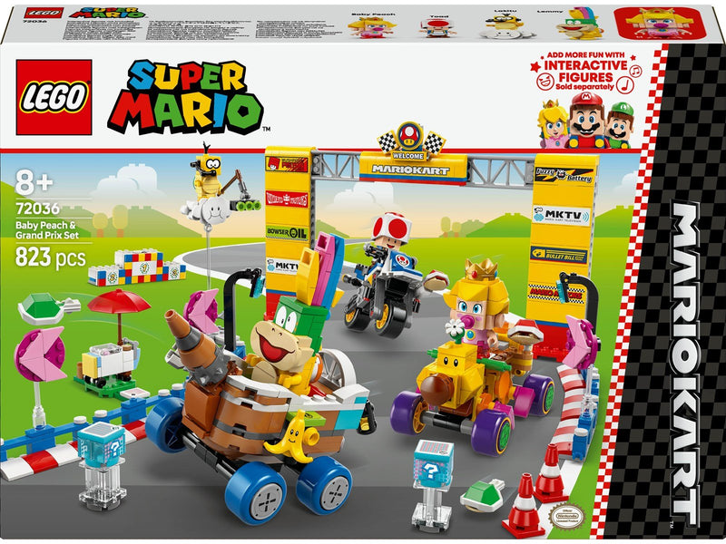 LEGO Super Mario 72036 Mario Kart™ – Baby Peach & Grand Prix–Set