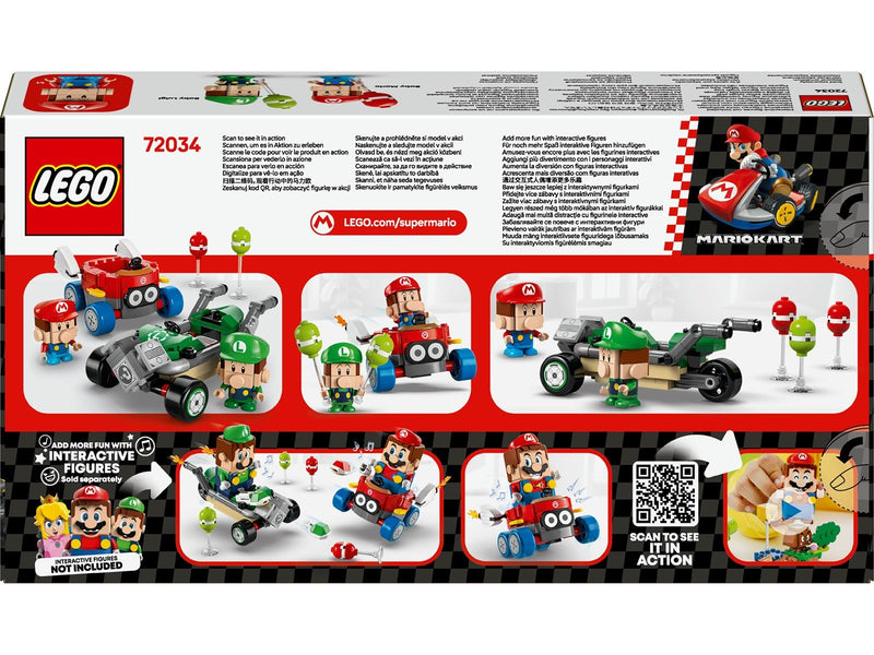 LEGO Super Mario 72034 Mario Kart™ – Baby Mario vs. Baby Luigi
