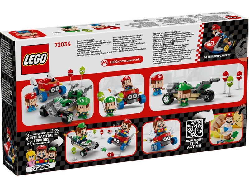 LEGO Super Mario 72034 Mario Kart™ – Baby Mario vs. Baby Luigi