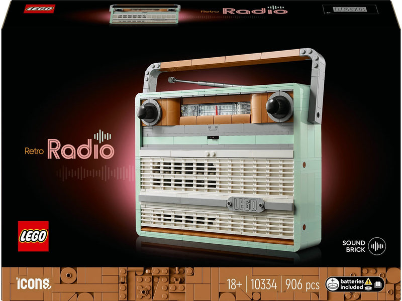 LEGO Icons 10334 Retro-Kofferradio