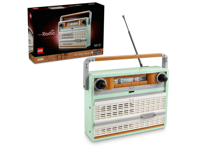 LEGO Icons 10334 Retro-Kofferradio