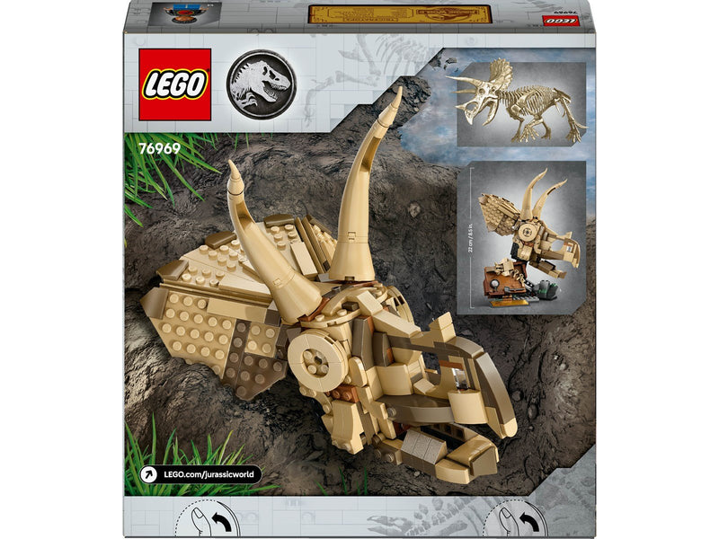 LEGO Jurassic World 76969 Dinosaurier-Fossilien: Triceratops-Schädel
