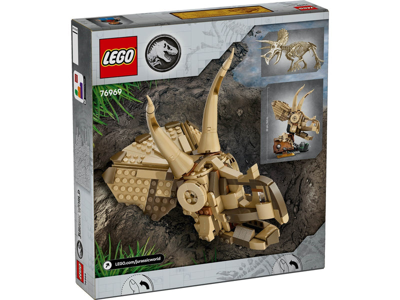 LEGO Jurassic World 76969 Dinosaurier-Fossilien: Triceratops-Schädel