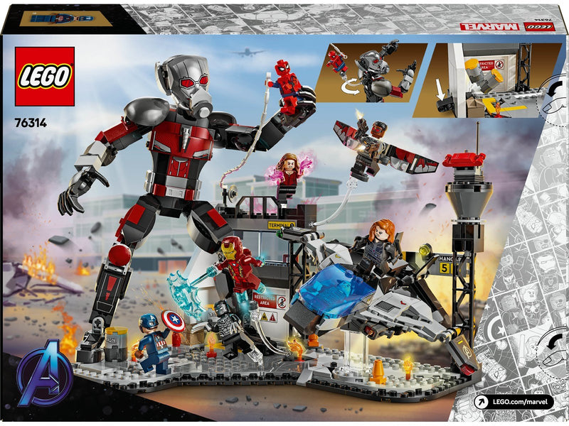 LEGO Super Heroes Marvel 76314 Captain America: Civil War Actionduell