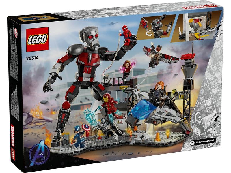 LEGO Super Heroes Marvel 76314 Captain America: Civil War Actionduell