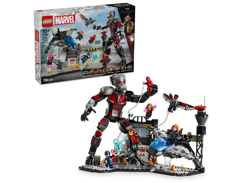 LEGO Super Heroes Marvel 76314 Captain America: Civil War Actionduell