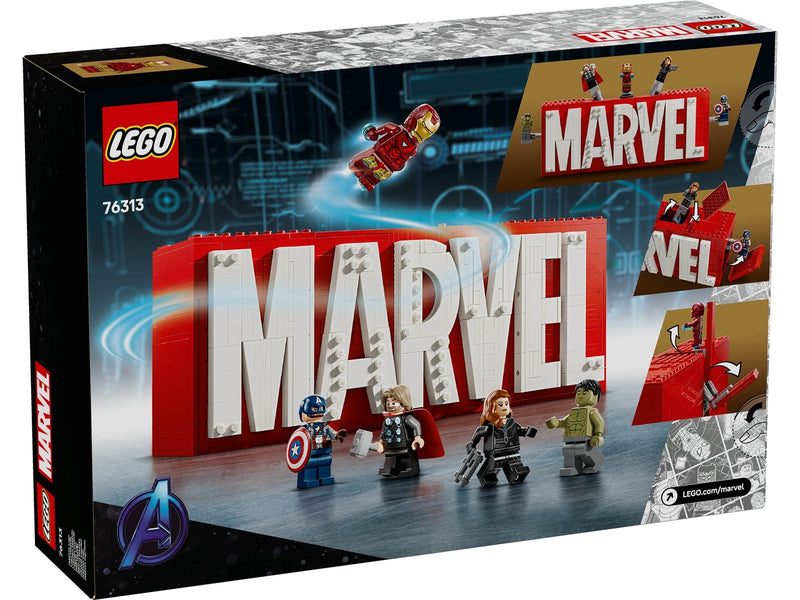 LEGO Super Heroes Marvel 76313 MARVEL Logo & Minifiguren