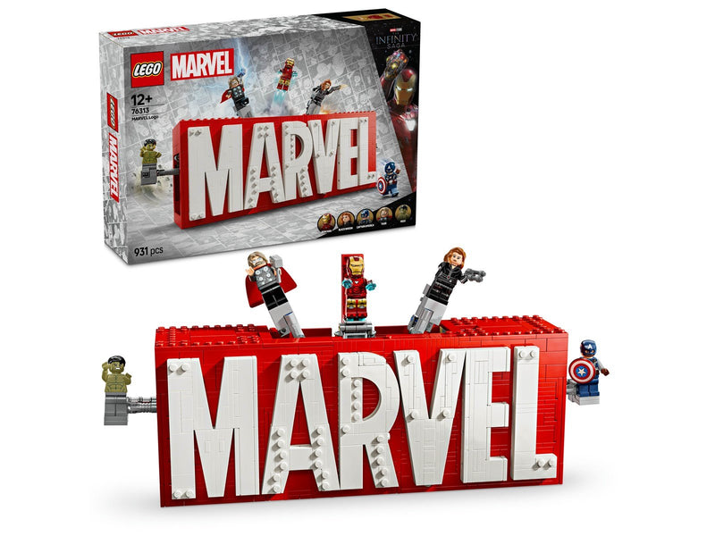 LEGO Super Heroes Marvel 76313 MARVEL Logo & Minifiguren
