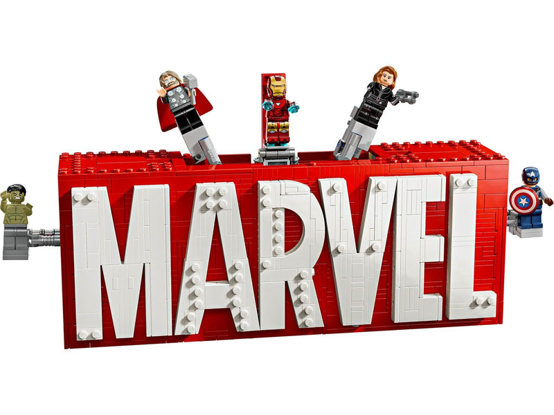 LEGO Super Heroes Marvel 76313 MARVEL Logo & Minifiguren