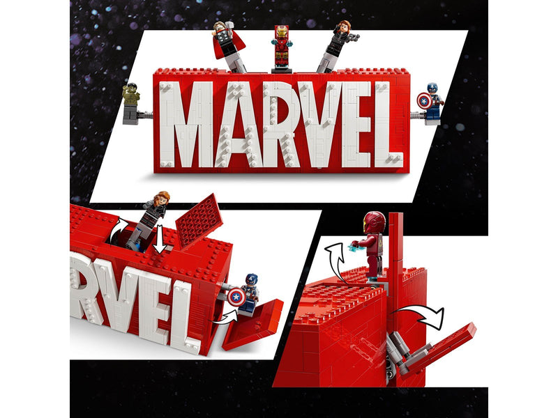 LEGO Super Heroes Marvel 76313 MARVEL Logo & Minifiguren