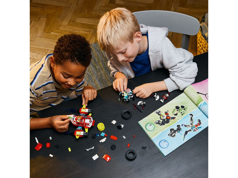 LEGO DREAMZzz 71497 Coopers Tiger-Mech und Zero's Hot Rod Auto