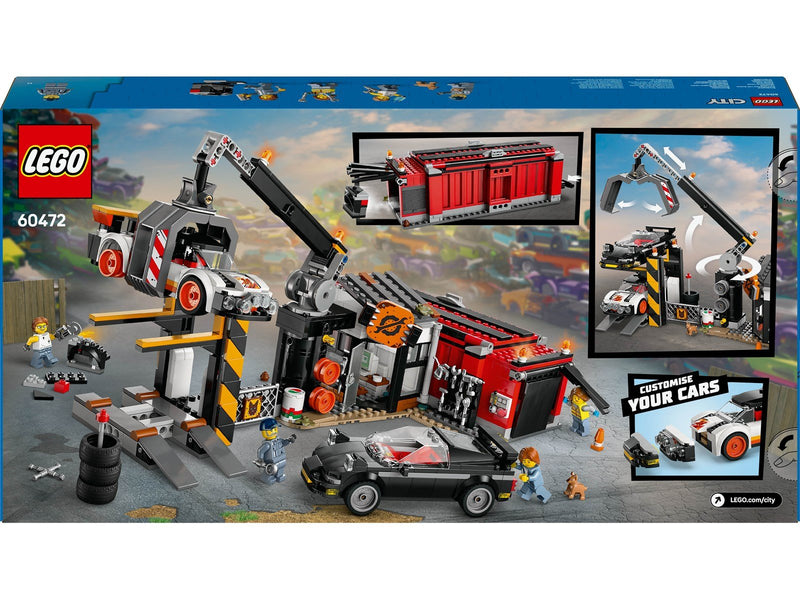 LEGO City 60472 Schrottplatz mit Autos